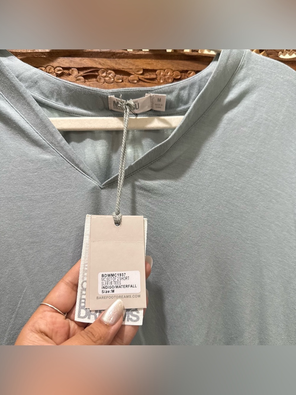 NWT barefoot dreams modal shirt - Picture 3 of 7